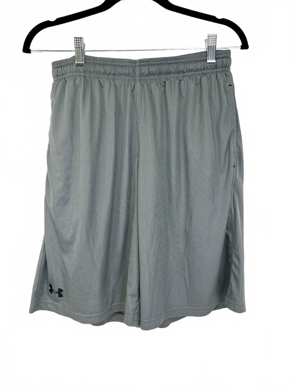 Under Armour Men's Loose Fit Athletic Shorts Medium Gray